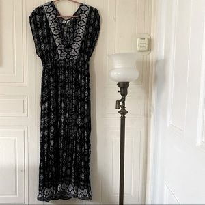 Boho Beach Dress Coverup Swim Dress Maxi